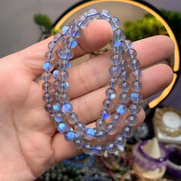 Blue Labradorite Wrap Bracelet-ToShay.org