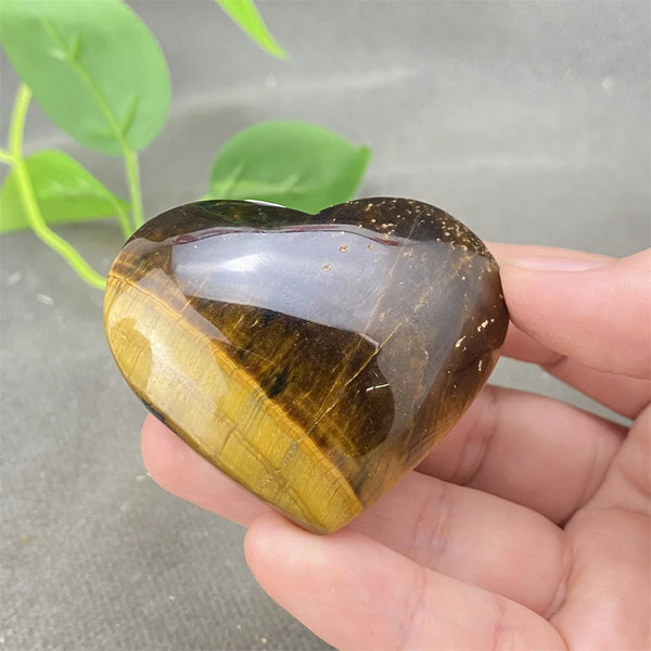 Yellow Tiger Eye Heart-ToShay.org