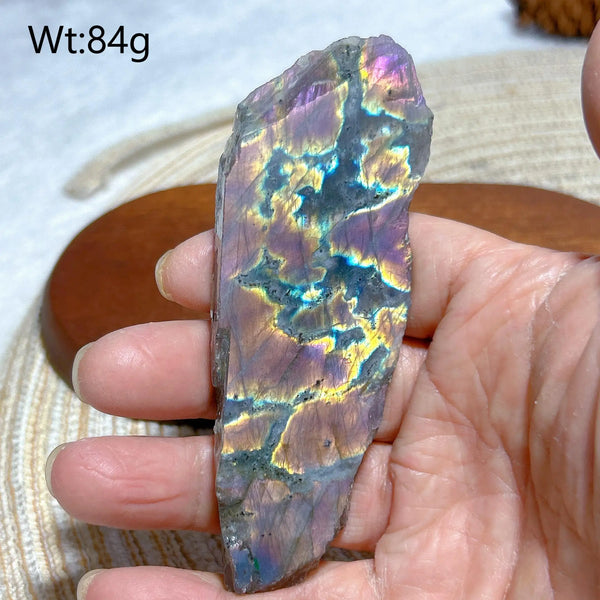 Purple Labradorite Slice-ToShay.org