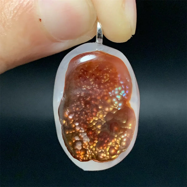 Red Fire Agate Pendants-ToShay.org