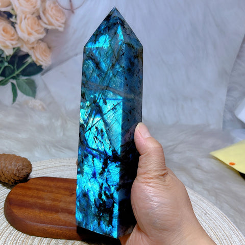 Blue Labradorite Tower-ToShay.org