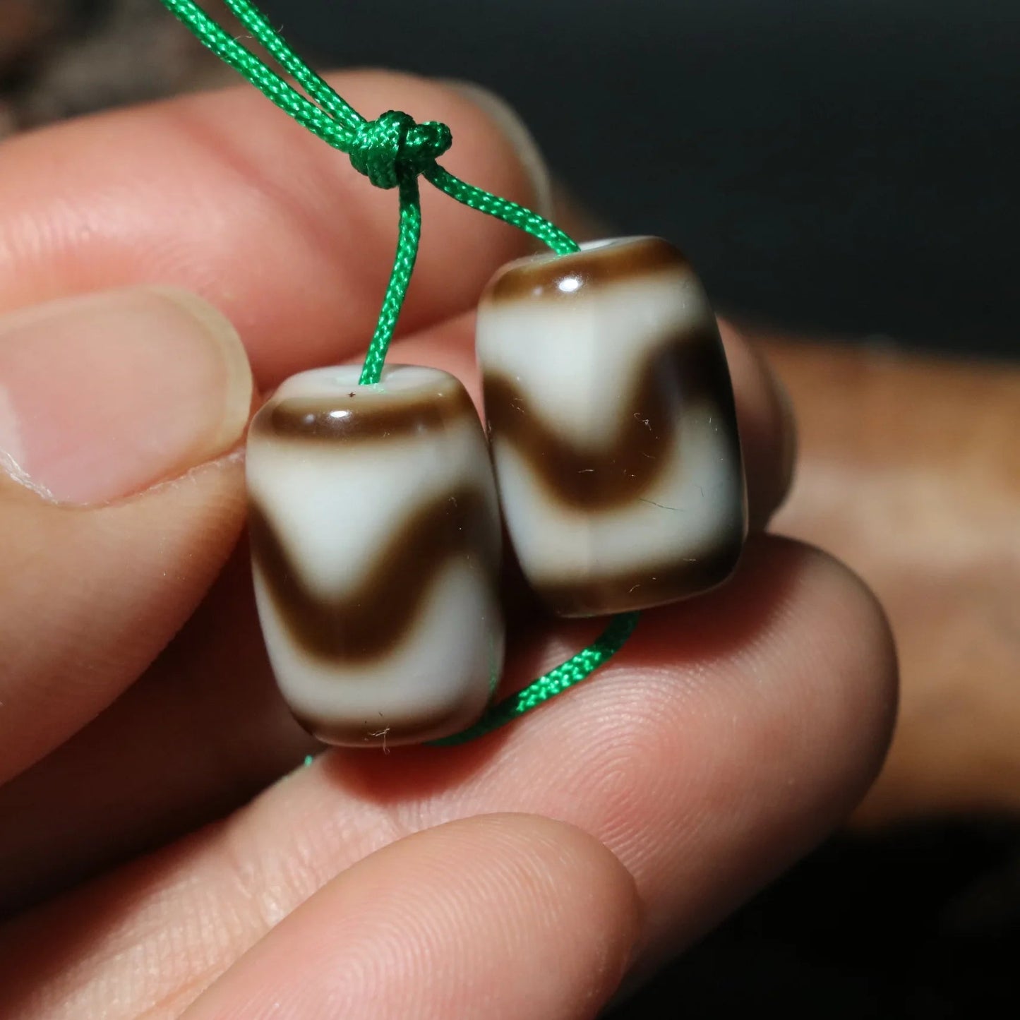 Tibetan Agate Dzi Bead-ToShay.org