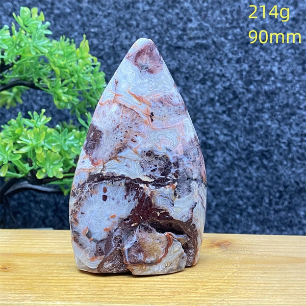 Blue Lace Agate Torch-ToShay.org