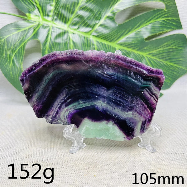 Purple Fluorite Rainbow Slice-ToShay.org