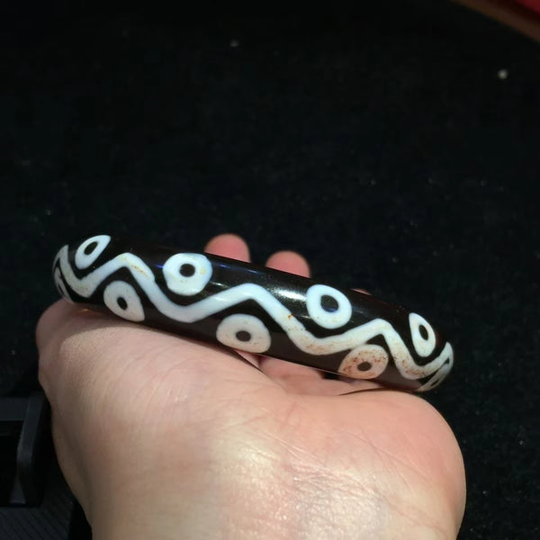 Tibatan Agate Dzi Bangle-ToShay.org
