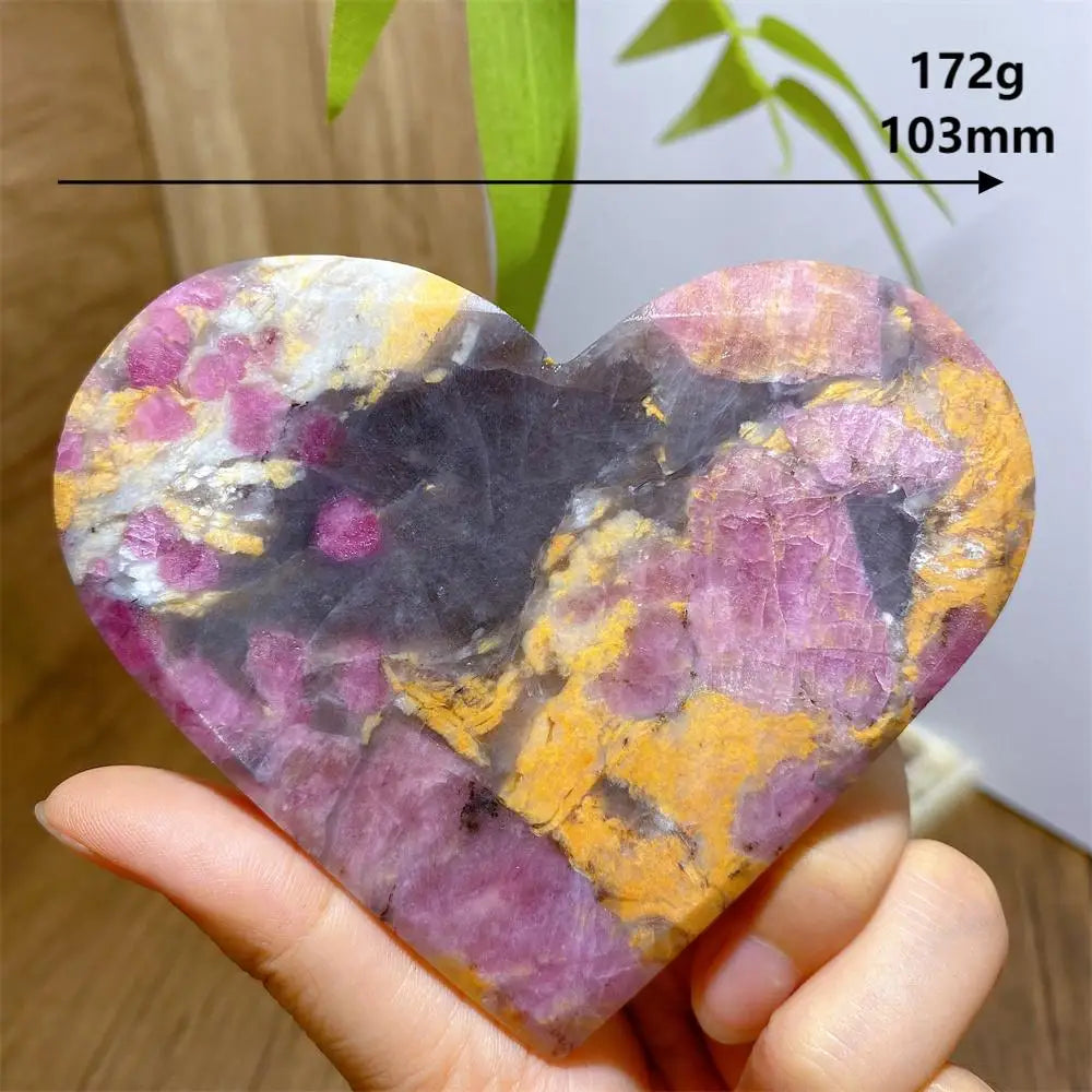 Pink Unicorn Tourmaline Heart-ToShay.org