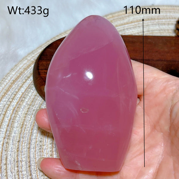 Pink Rose Quartz Flame-ToShay.org