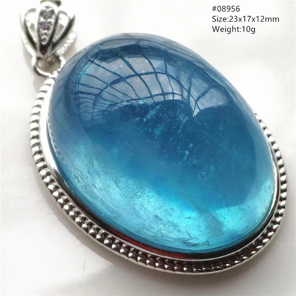 Blue Aquamarine Pendant-ToShay.org