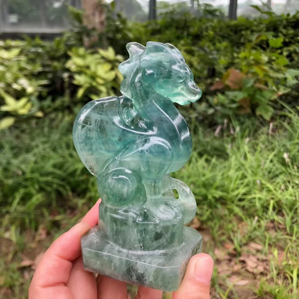 Green Fluorite Dragon-ToShay.org