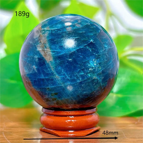 Blue Apatite Ball-ToShay.org