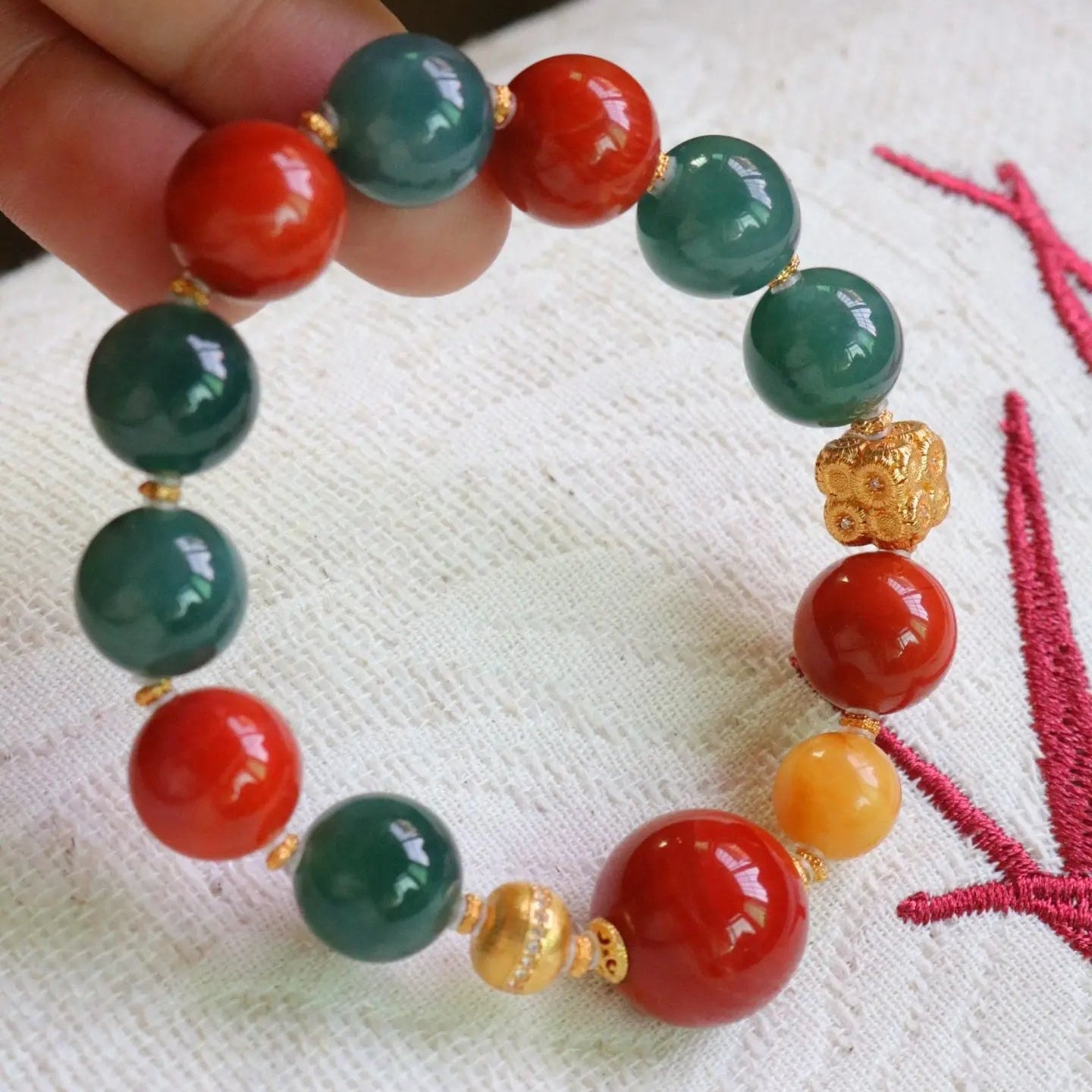 Mixed Agate Bracelet-ToShay.org