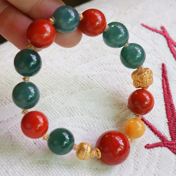Mixed Agate Bracelet-ToShay.org