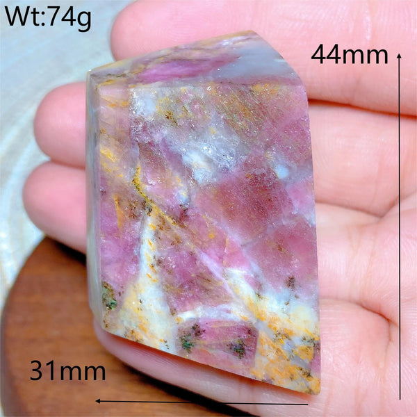 Pink Tourmaline Slice-ToShay.org