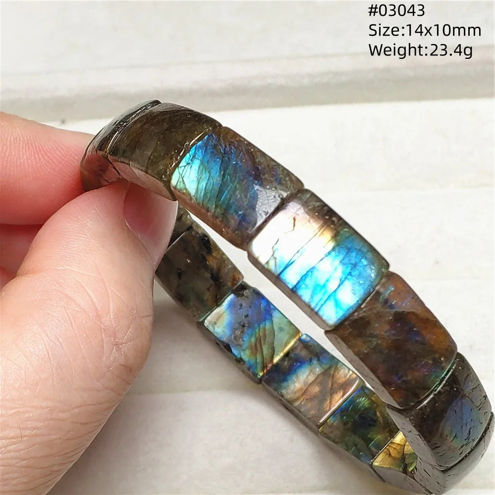 Blue Labradorite Bracelet-ToShay.org