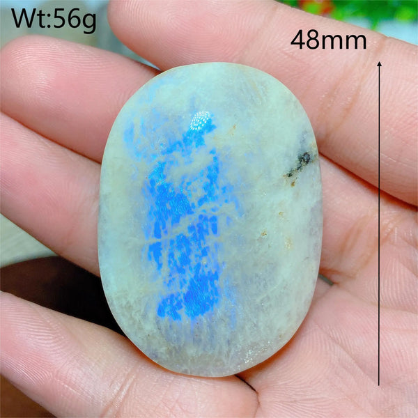 Blue Moonstone Palm Stones-ToShay.org