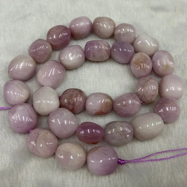 Purple Spodumene Stone Beads-ToShay.org