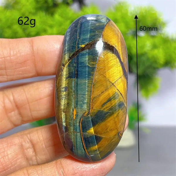 Blue Yellow Tiger Eye Stone-ToShay.org