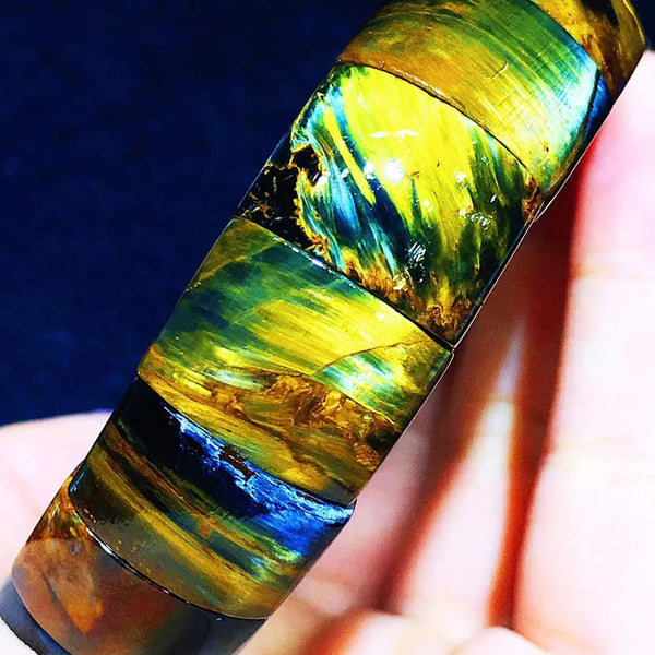Yellow Pietersite Bracelet-ToShay.org