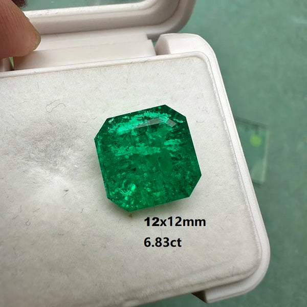 Green Crystal Cut Emerald-ToShay.org