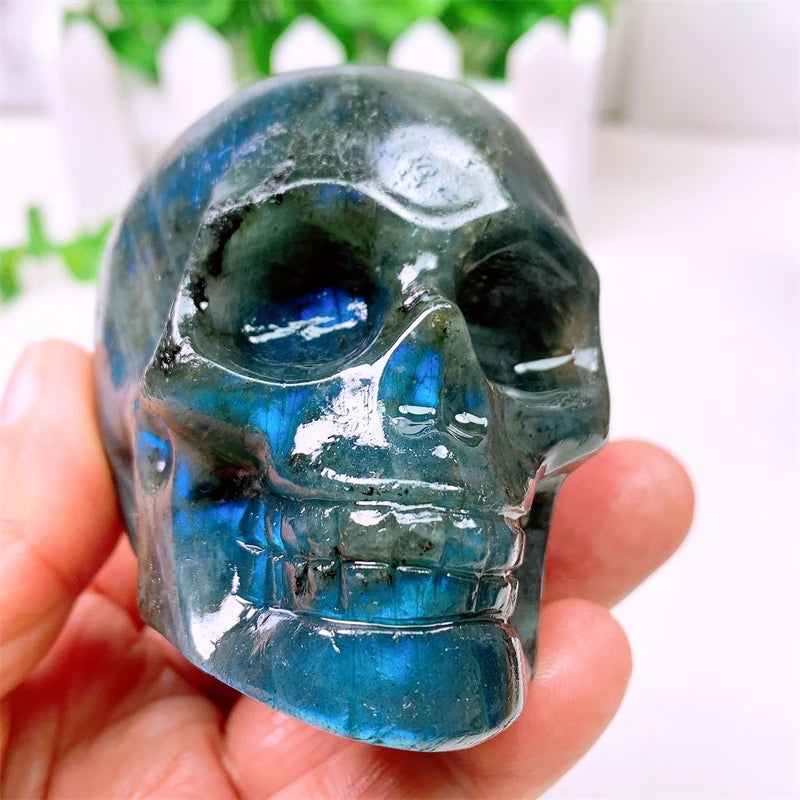 Blue Labradorite Skull-ToShay.org