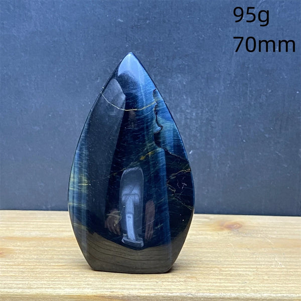 Blue Tiger Eye Stone Flame-ToShay.org