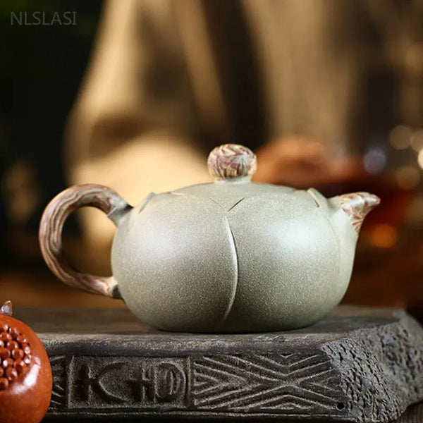 Lotus Clay Teapot-ToShay.org