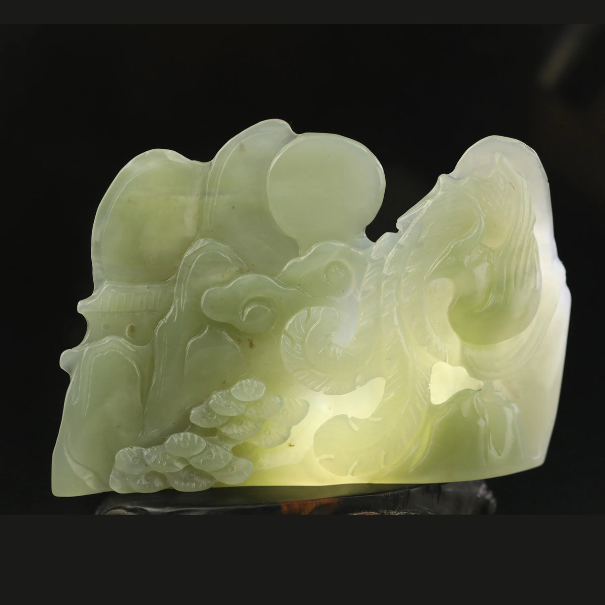 Green Jade Phoenix Landscape-ToShay.org