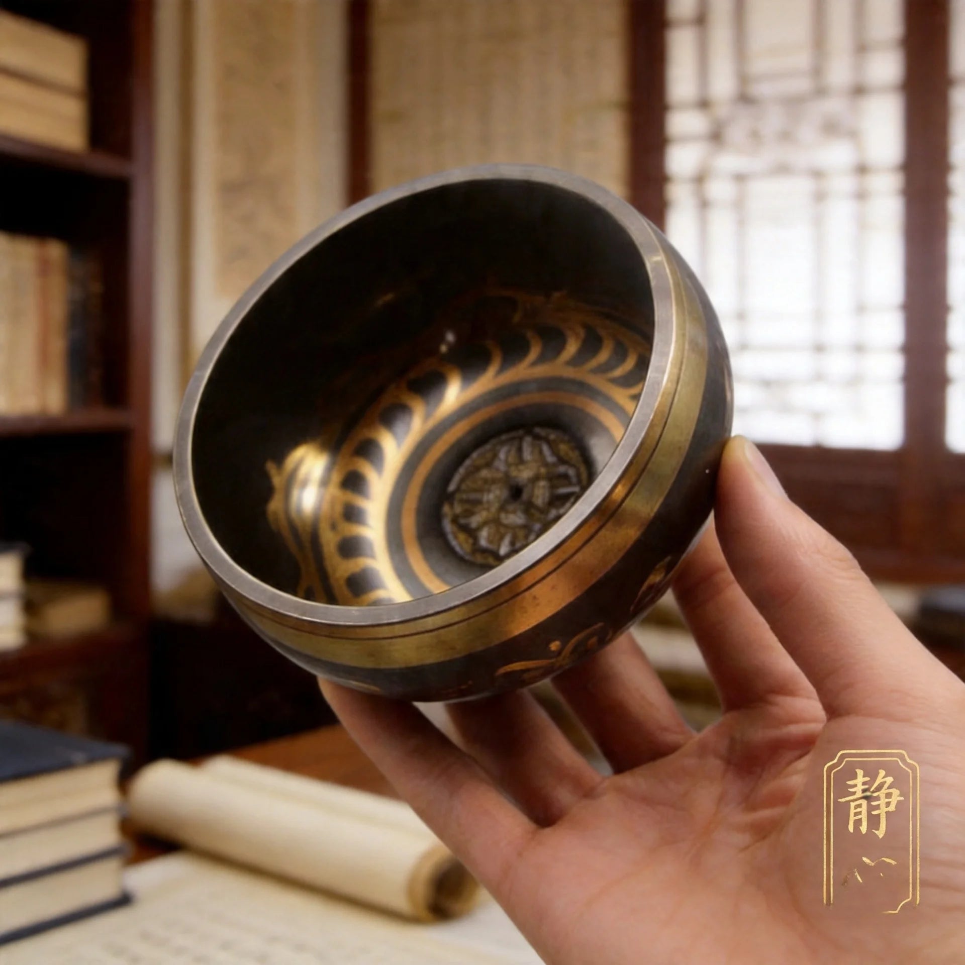 Tibetan Sanskrit Singing Bowl-ToShay.org