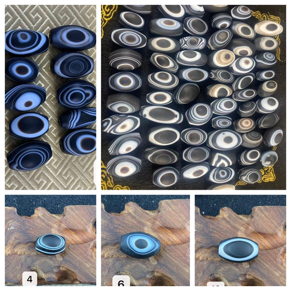 Tibetan Eye Agate Beads-ToShay.org