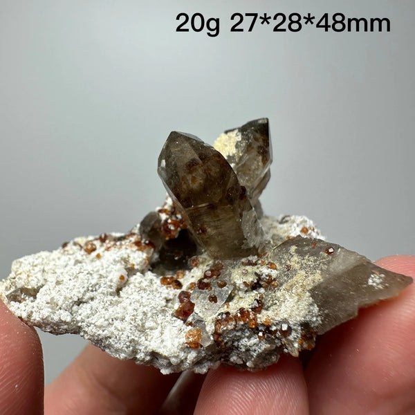 Smokey Tea Crystal Cluster-ToShay.org