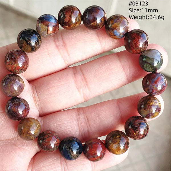 Blue Red Pietersite Bracelet-ToShay.org