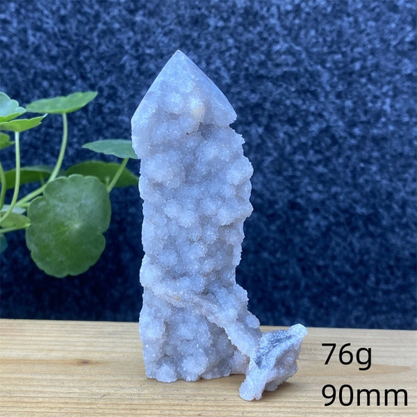 Purple Sphalerite Geode Tower-ToShay.org