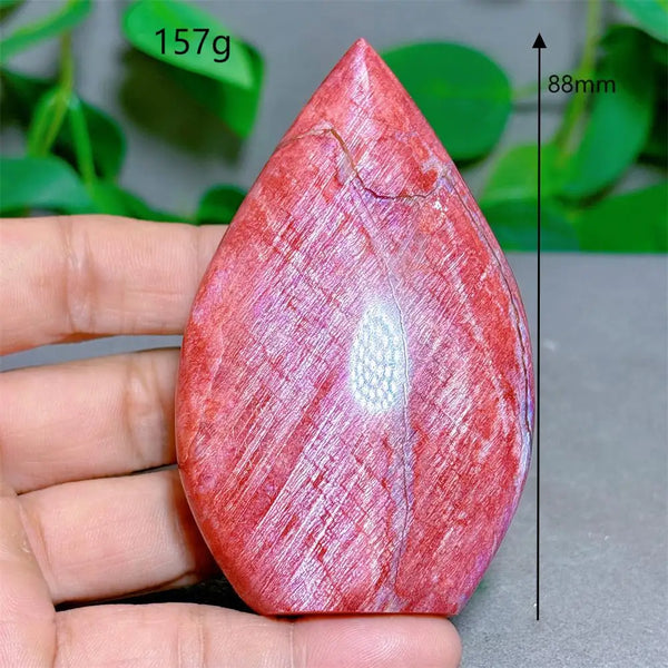 Red Moonstone Crystal Flame-ToShay.org