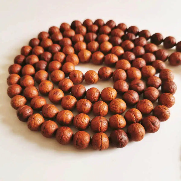 Brown Phoenix Eye Bodhi Mala-ToShay.org