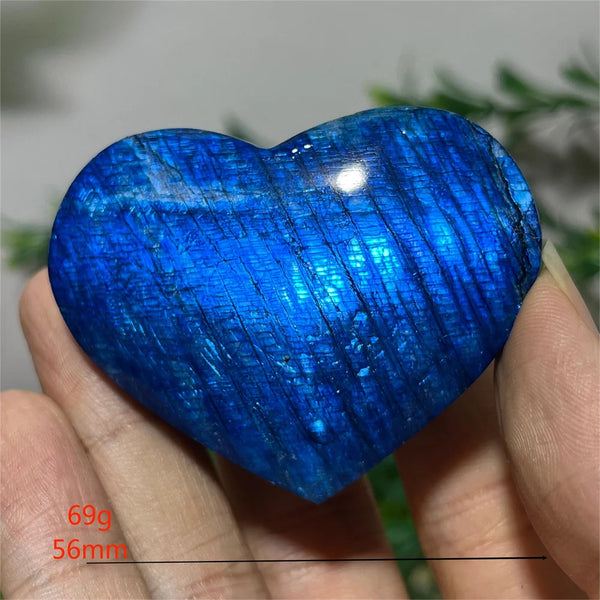 Blue Flash Moonstone Heart-ToShay.org
