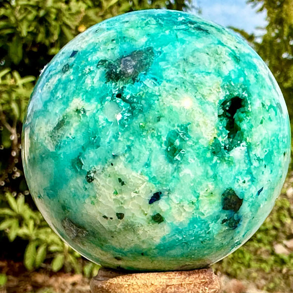 Green Amazonite Ball-ToShay.org