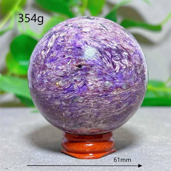 Purple Charoite Ball-ToShay.org