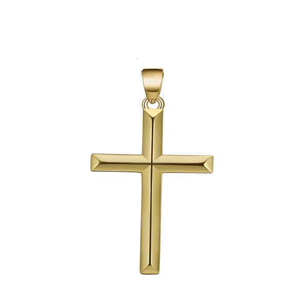 Gold Cross Pendant Necklace-ToShay.org