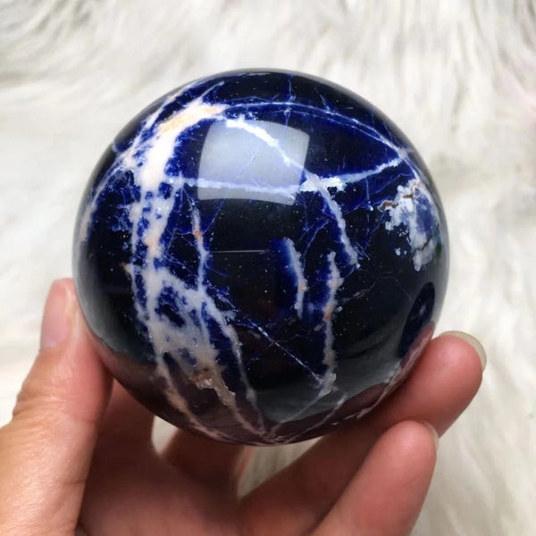 Blue Dumortierite Balls-ToShay.org