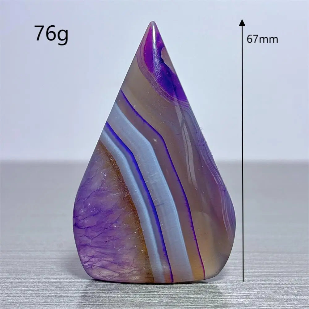 Violet Agate Torch-ToShay.org