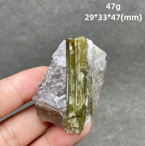 Green Tourmaline Crystal-ToShay.org