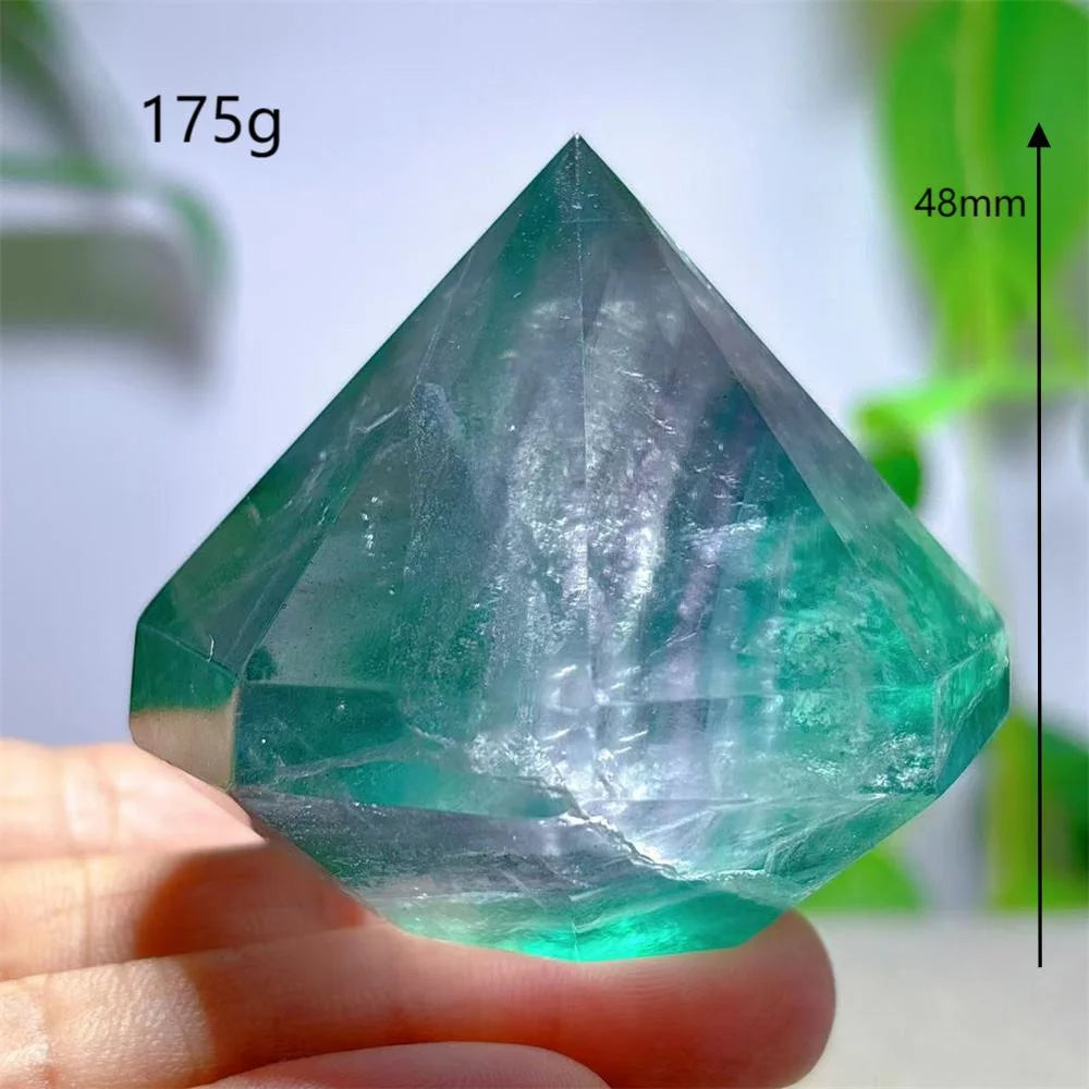 Rainbow Fluorite Diamond-ToShay.org