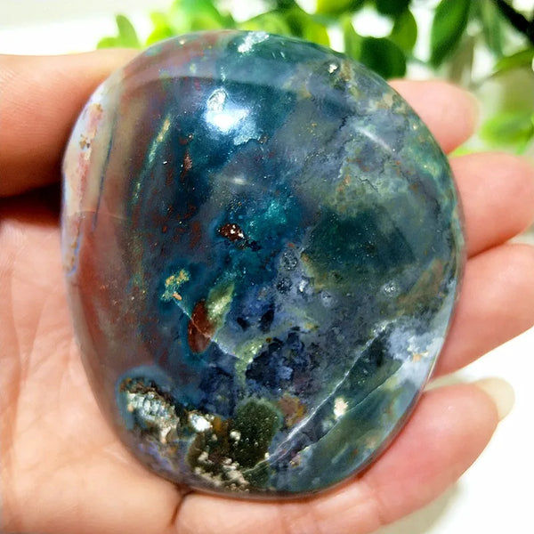 Ocean Jasper Palm Stone-ToShay.org