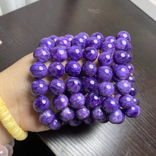 Purple Charoite Bracelet-ToShay.org