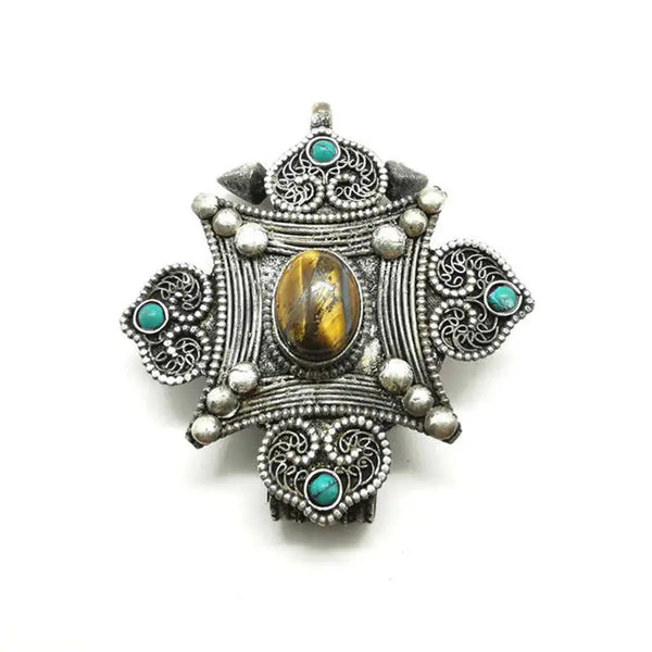 Tibetan Prayer Box Amulet-ToShay.org