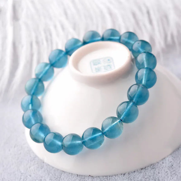 Blue Fluorite Quartz Bracelet-ToShay.org