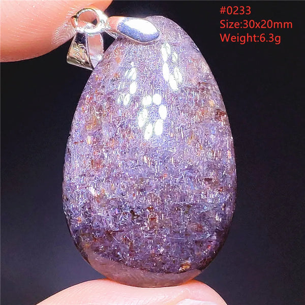 Blue Blood Red Lolite Pendant-ToShay.org