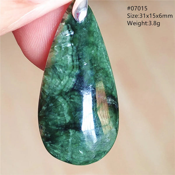 Green Seraphinite Pendant-ToShay.org