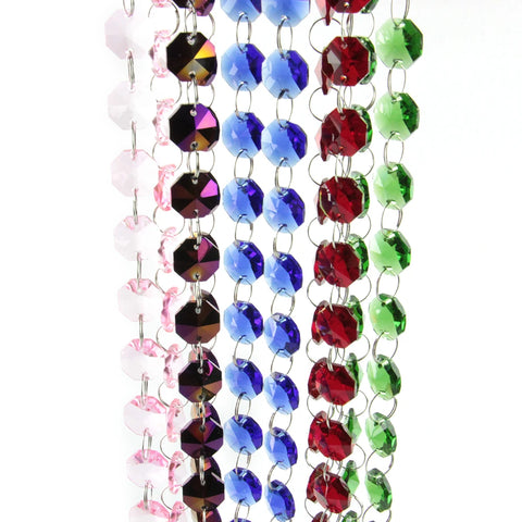 Coloured Crystal Bead Chain-ToShay.org