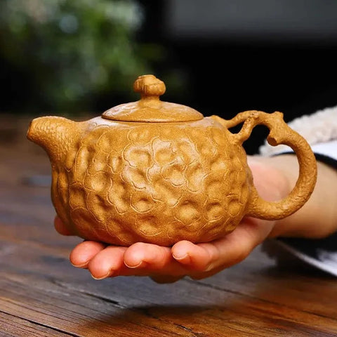 Pumpkin Clay Tea Pots-ToShay.org